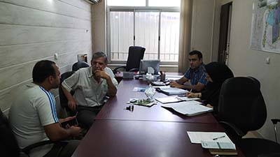 برگزاری جلسه کمیته کنترل نظارت دفتر 
