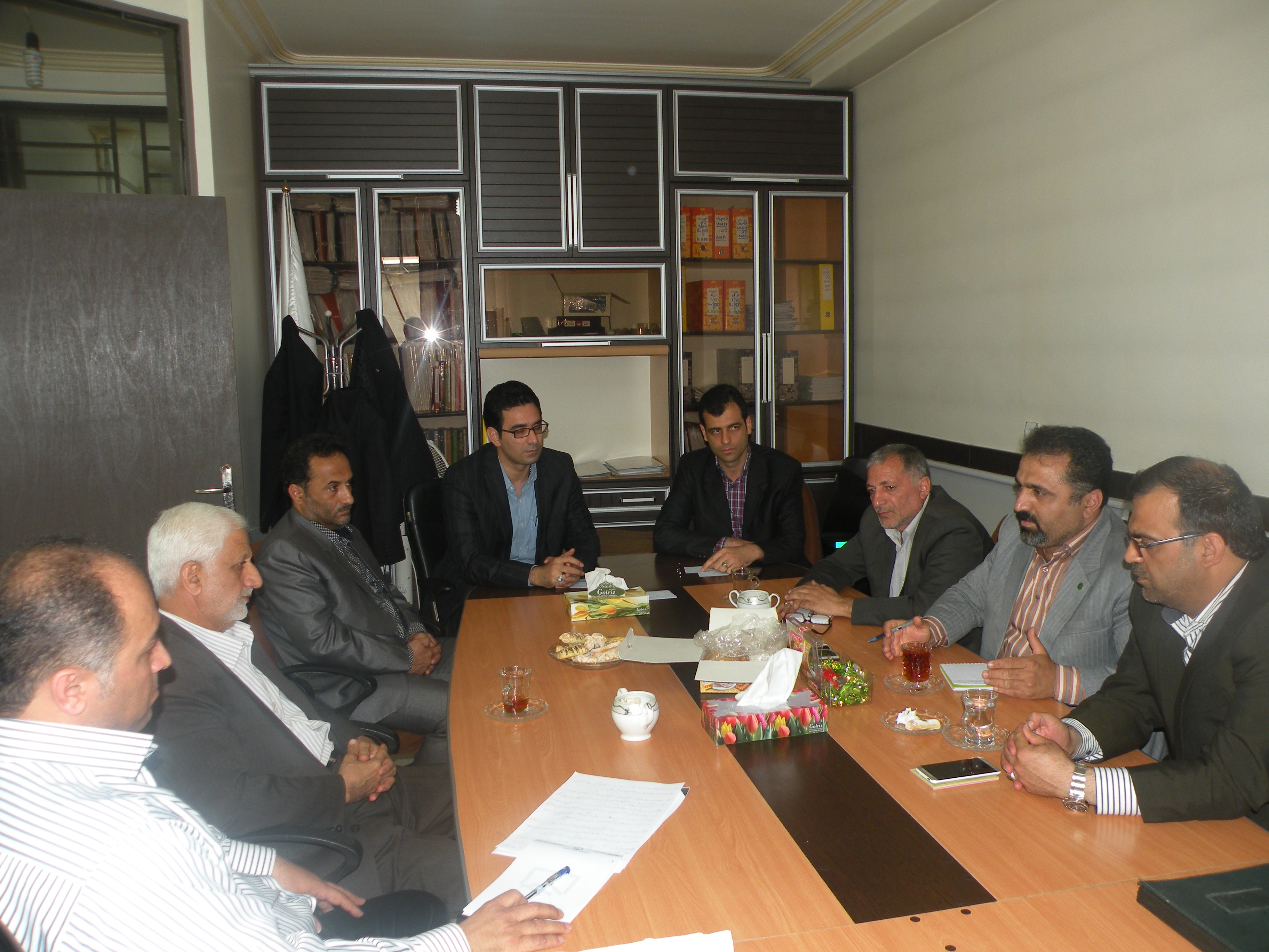 جلسه شورای اسلامی وشهرداری زیراب با هئیت رئیسه دفتر نمایندگی سوادکوه
