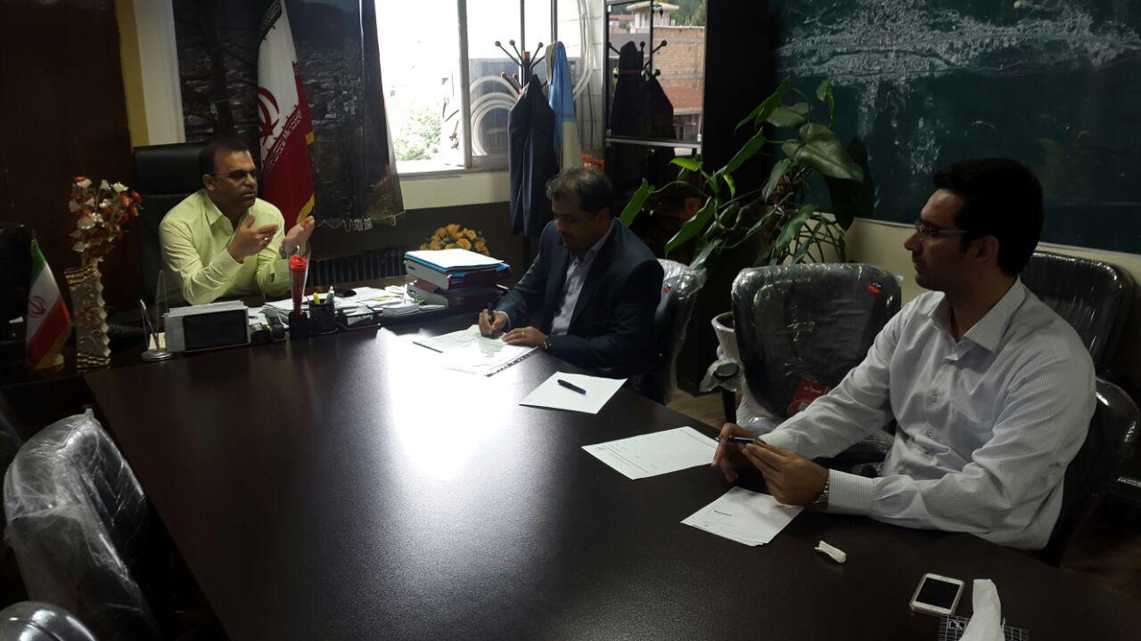 جلسه مشترک سرپرست نظام مهندسی سوادکوه با شهردار شهر زیراب برگزار شد 
