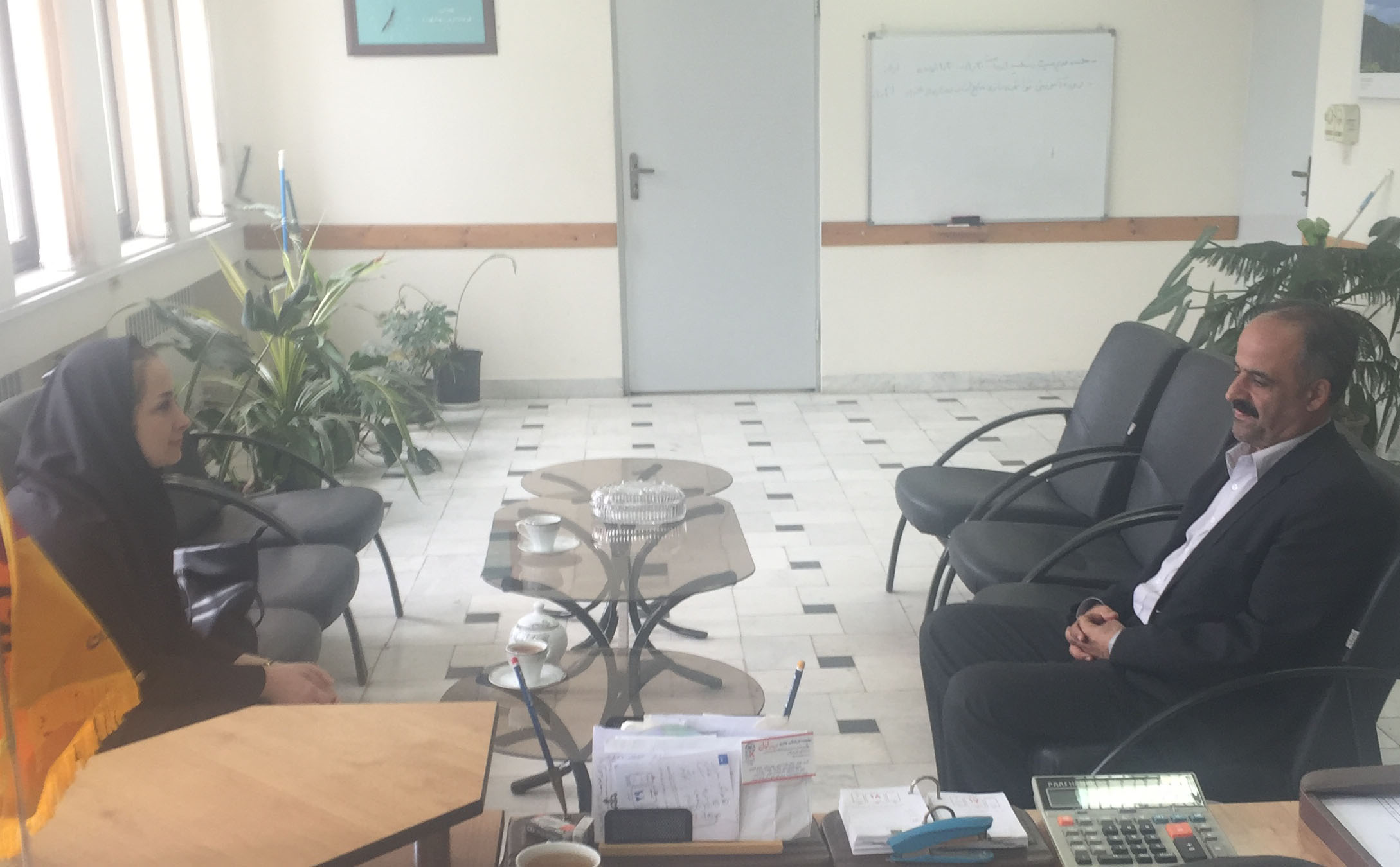 نشست مشترك سرپرست دفترنمایندگی با رئیس اداره گاز منطقه نوشهر و چالوس