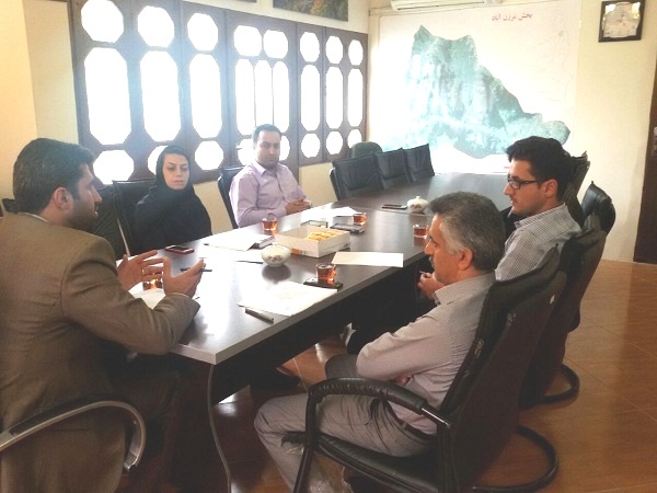 سرپرست نظام مهندسی در جلسه بخشداری مرزن آباد شرکت کرد