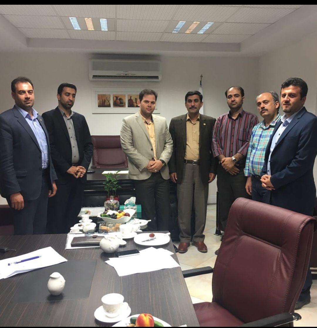 جلسه مشترک هیئت رئیسه دفتر نظام مهندسی و رئیس اداره راه و شهرسازی بهشهر
