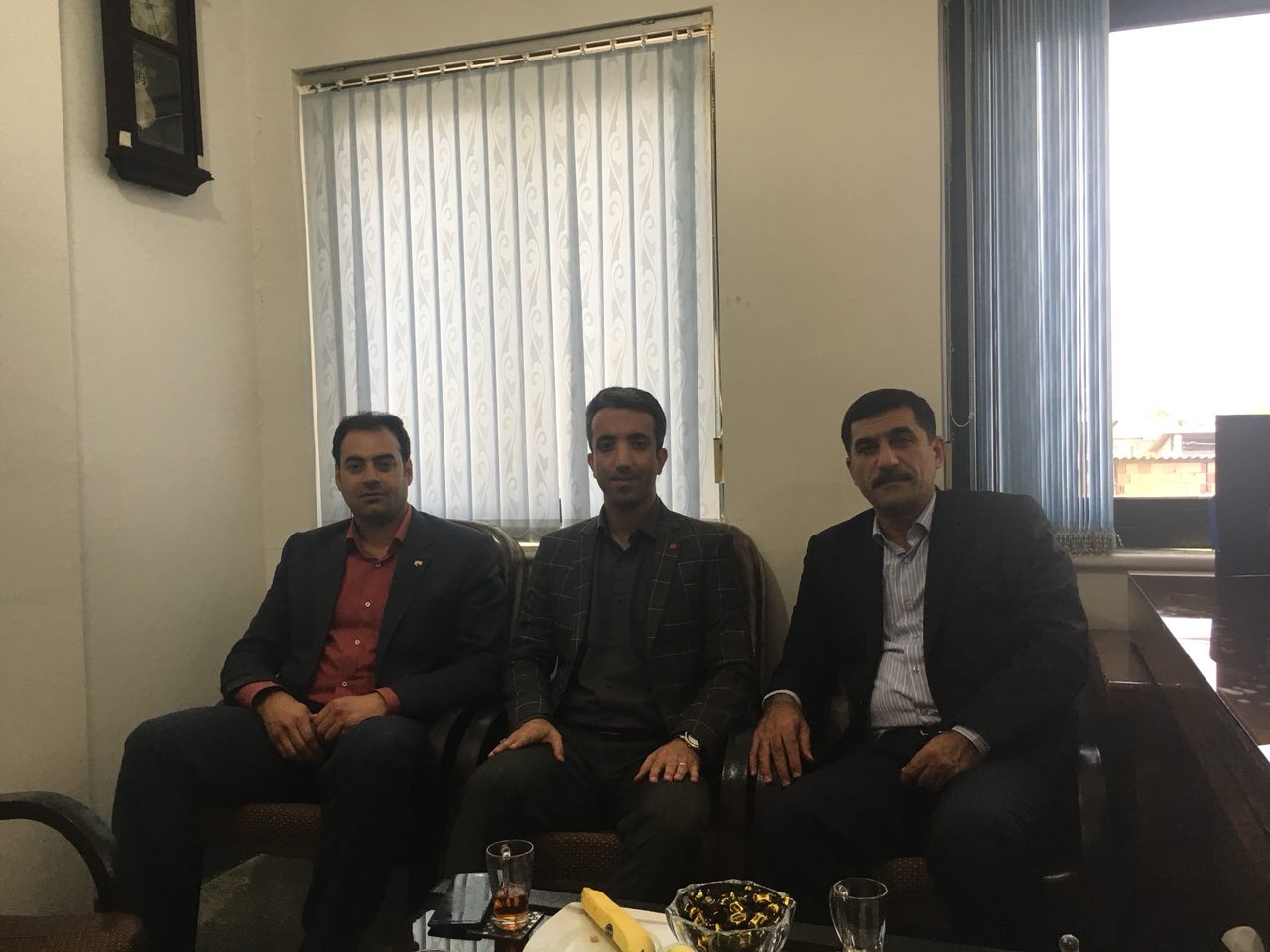 دیدار رئیس دفتر نمایندگی بهشهر با سرپرست اداره برق شهرستان گلوگاه