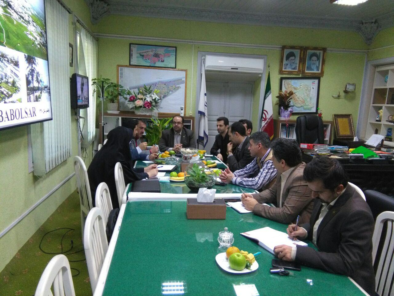 جلسه کارگروه تخصصی منظر و سیمای شهری در شهرستان بابلسر برگزار شد